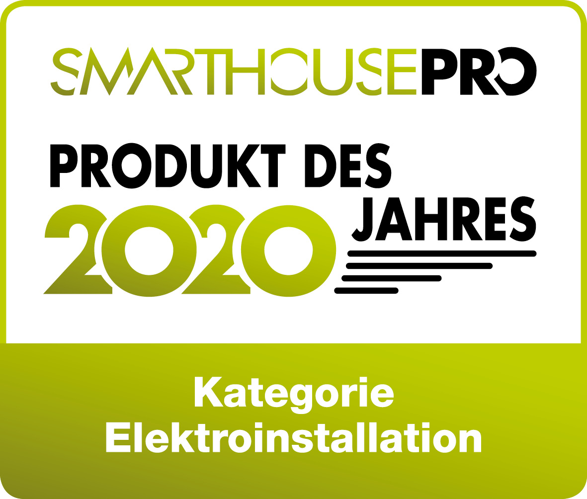 Logo Produkt des Jahres 2020 von Smarthouse Pro